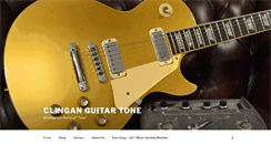 Desktop Screenshot of clinganguitars.com